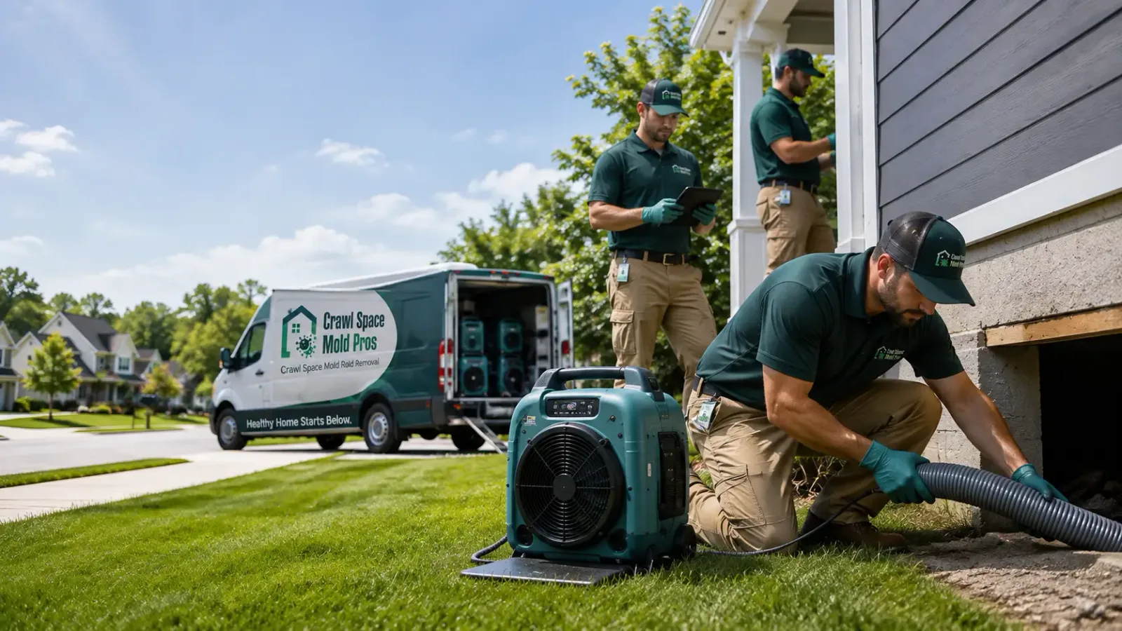 Crawl Space Mold Removal in Bend, TX